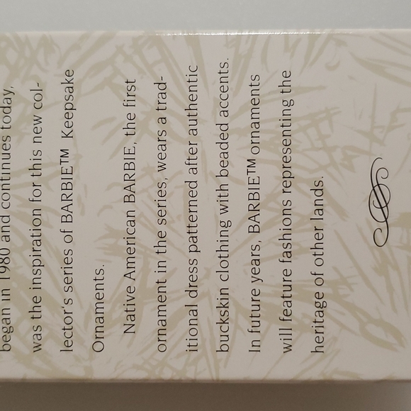 Hallmark Native American Barbie 'Dolls of the World' collector series 1996 NIB - Picture 3 of 11